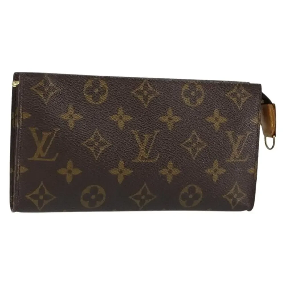Louis Vuitton Monogram Bucket GM Accessory Pouch Brown